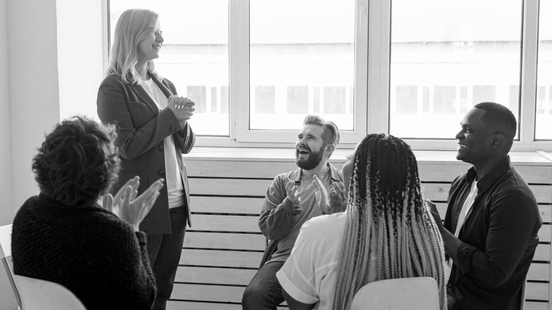 Mobile devices displaying game marketing campaigns and social media analytics interfaces